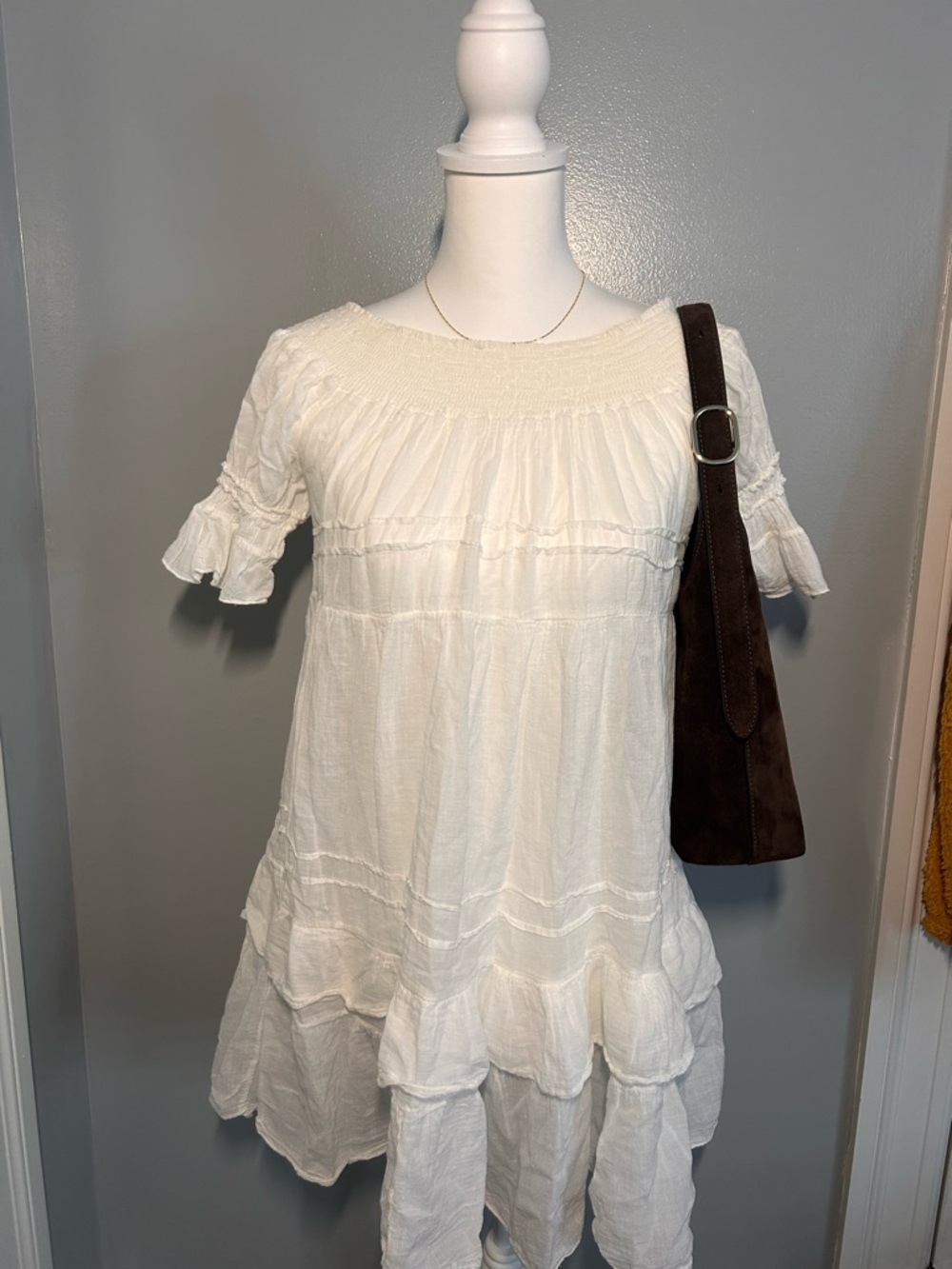 Cream 100% Cotton Garment - Made in Italy